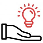 Main qui donne des idées aux lycéens sur Parcoursup et les écoles après le bac